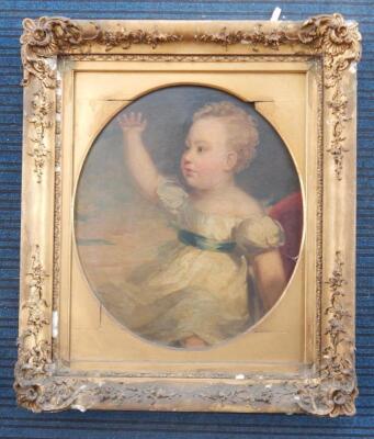 19thC British School. Portrait of a young child - 2