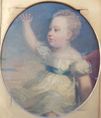 19thC British School. Portrait of a young child - 4