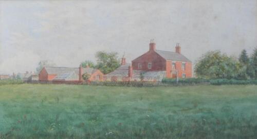 William Bartol Thomas (1877-1947). Country view with farmhouse