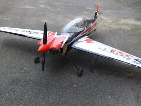 A Pilot R/C 40% scale Sbach 342 Thunderbolt remote controlled plane