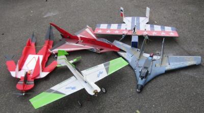 Foam and composite starter R/C planes