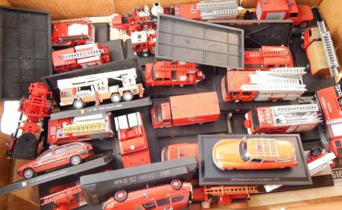 A die cast fire engine