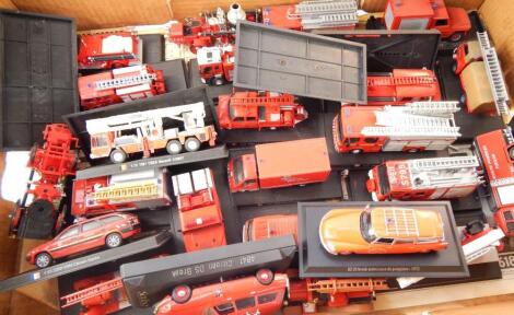 A die cast fire engine