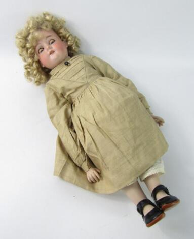 An Armand Marseilles bisque head doll