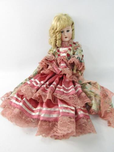 A Heubach Koppelsdoof bisque head doll