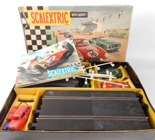 Scalextric model motor racing set '60'