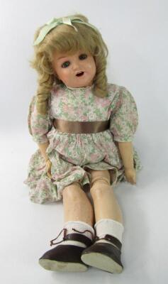 A Heubach Koppelsdorf bisque head doll