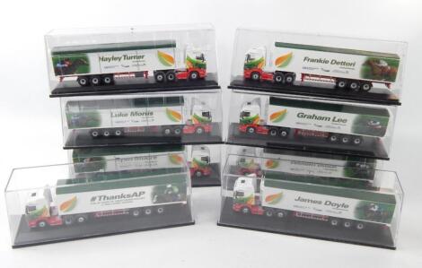 Oxford die cast models of Eddie Stobart lorries