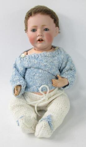 A Kestner bisqie head Hilda doll