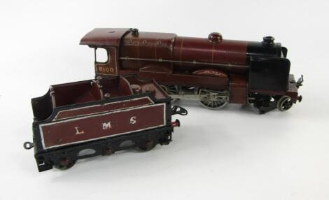 A Hornby 0-gauge Royal Scot locomotive No 6100