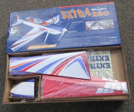 A Flitton Parkflyer ARF Extra Mini 260 remote controlled airplane