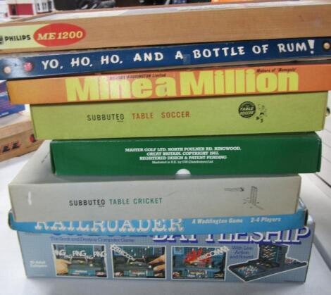 A selection of vintage games