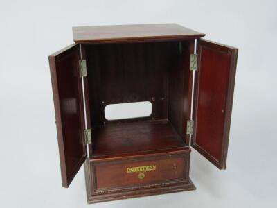 An early 20thC BBC Geophone mahogany cabinet - 2