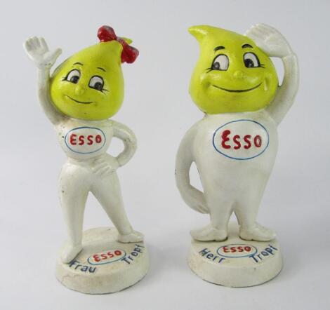 *A pair of Esso money banks.