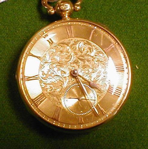 A Victorian 18ct gold cased open face pocket watch