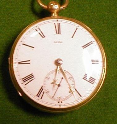 A Victorian 18ct gold open face pocket watch