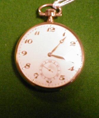 A silver pair cased, open face verge pocket watch, white enamel dial, Roman