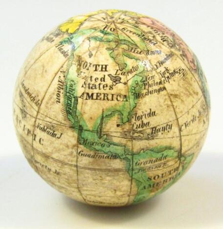 A Newton style pocket globe