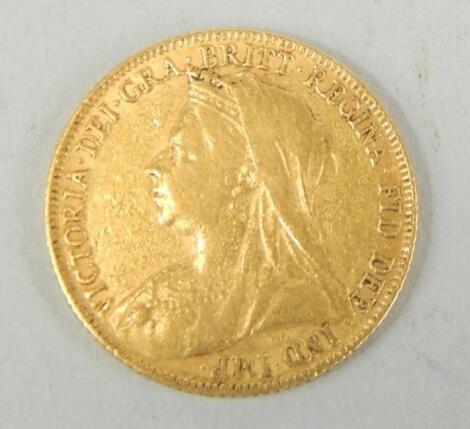 A Victorian full gold sovereign