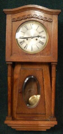 An early to mid-20thC wall clock