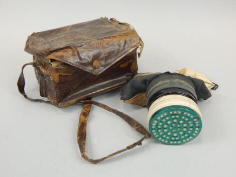 A Second World War gas mask