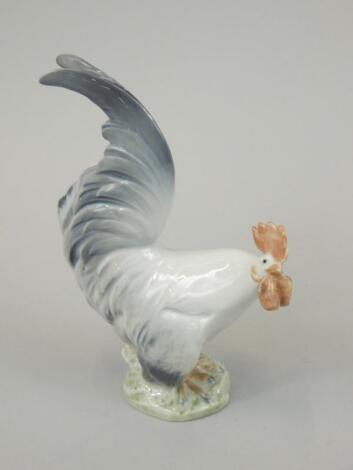 A Royal Copenhagen figure of a cockerel