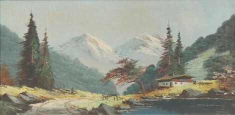 Y. Manser. Alpine scene