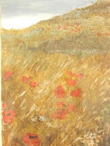 June Trencrom. Poppies in a field