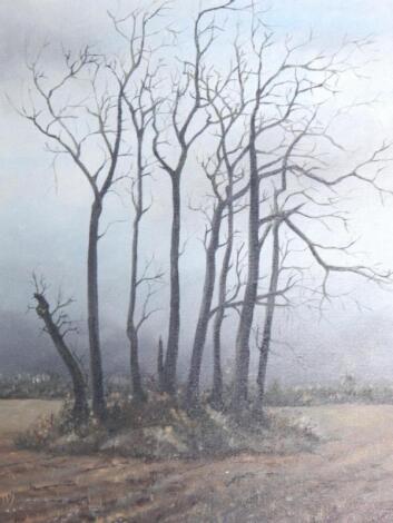 Samuel Been. Trees outside Fotherby looking towards Louth