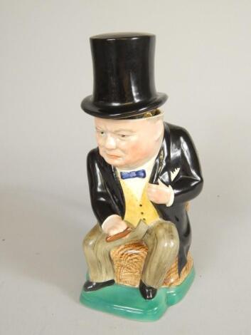 A Kirklands Embassy ware Winston Churchill jug