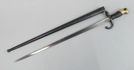 A French 19thC bayonet