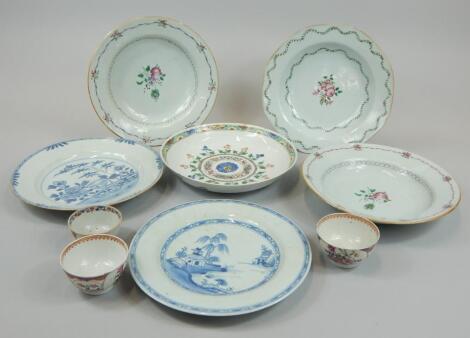 Various items of Oriental porcelain