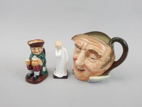 Three items of Royal Doulton porcelain