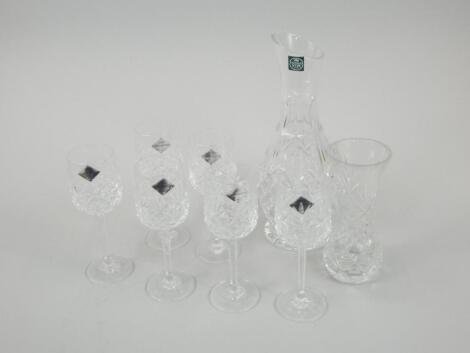 A quantity of cut glass