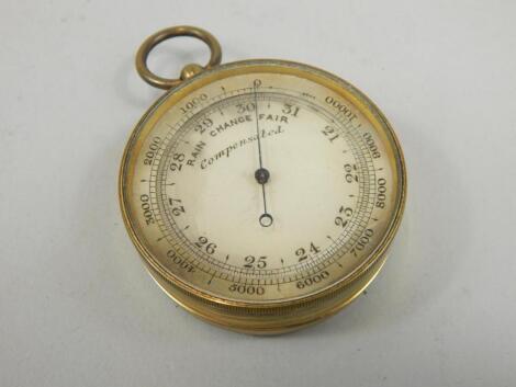 A pocket barometer