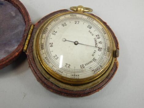 An early 20thC pocket barometer