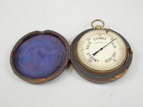 A 20thC pocket barometer