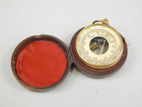 An early 20thC pocket barometer