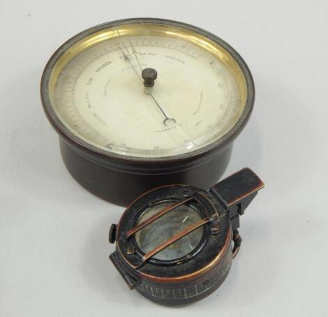 A War issue miniature or pocket compass