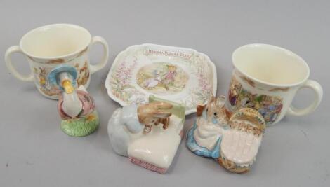 Various Royal Albert Beswick Beatrix Potter figures