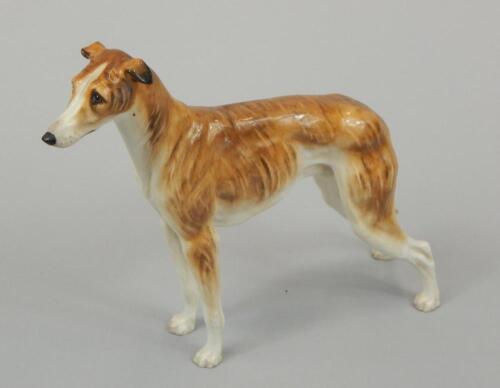 A Royal Doulton figure of a standing greyhound HN1066