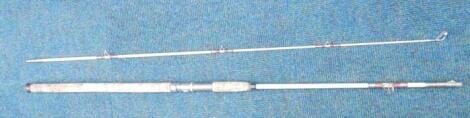 A two piece fishing rod