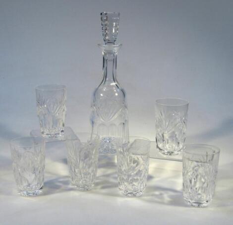 A Waterford Crystal drink set