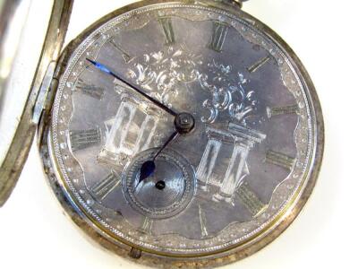 A 19thC gentleman's open face pocket watch - 2