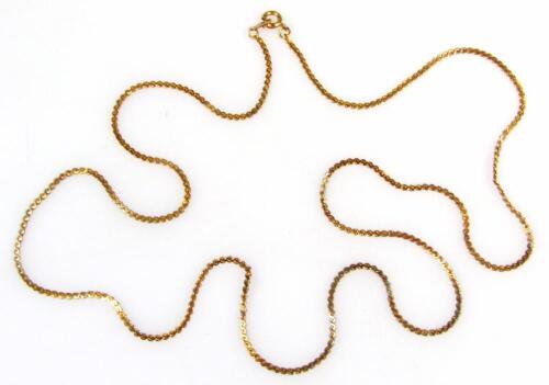 A slender link necklace