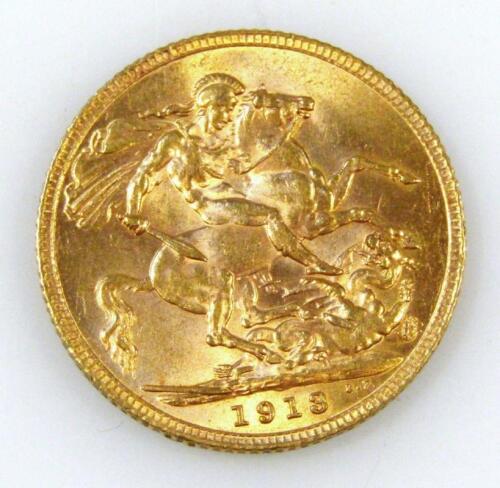 A George V gold full sovereign