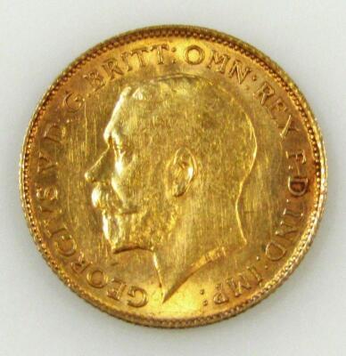 A George V gold half sovereign - 2