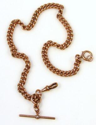 A Victorian Albert watch chain