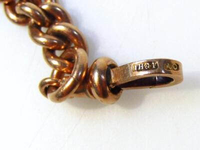 A Victorian Albert watch chain - 2