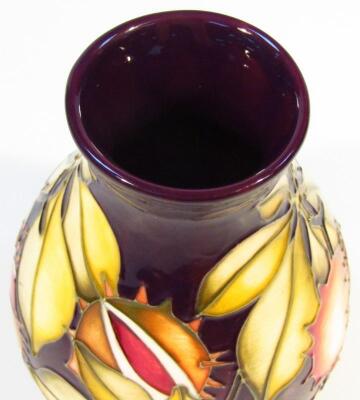 A Moorcroft pottery Endangered Species pattern vase by Kerry Goodwin - 3